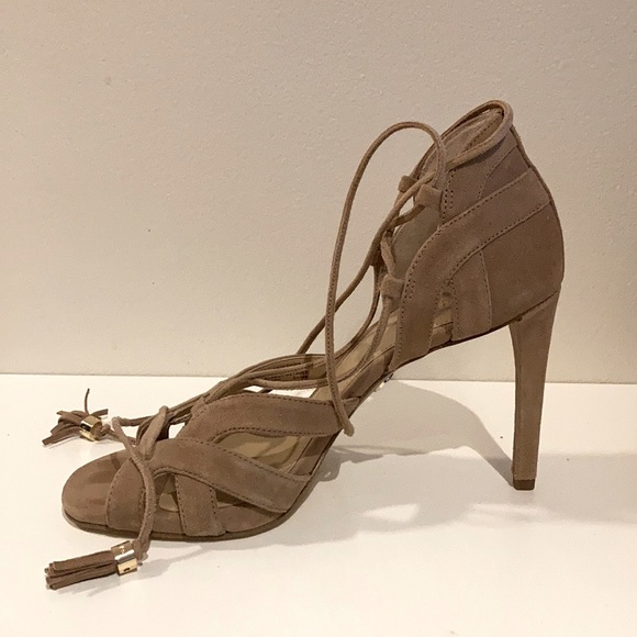 Michael Kors Mirabel Suede Sandals - Picture 9 of 12